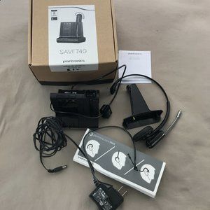 Plantronics Savi W740-M Ear-Hook Headset-untested